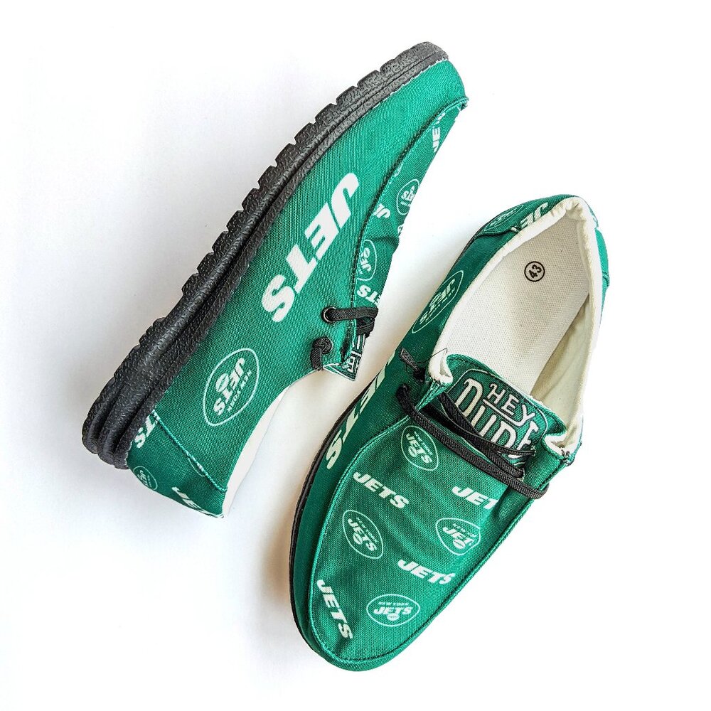 Hey Dude Football Loafers Unisex Men's Size 10 Women's Size 11